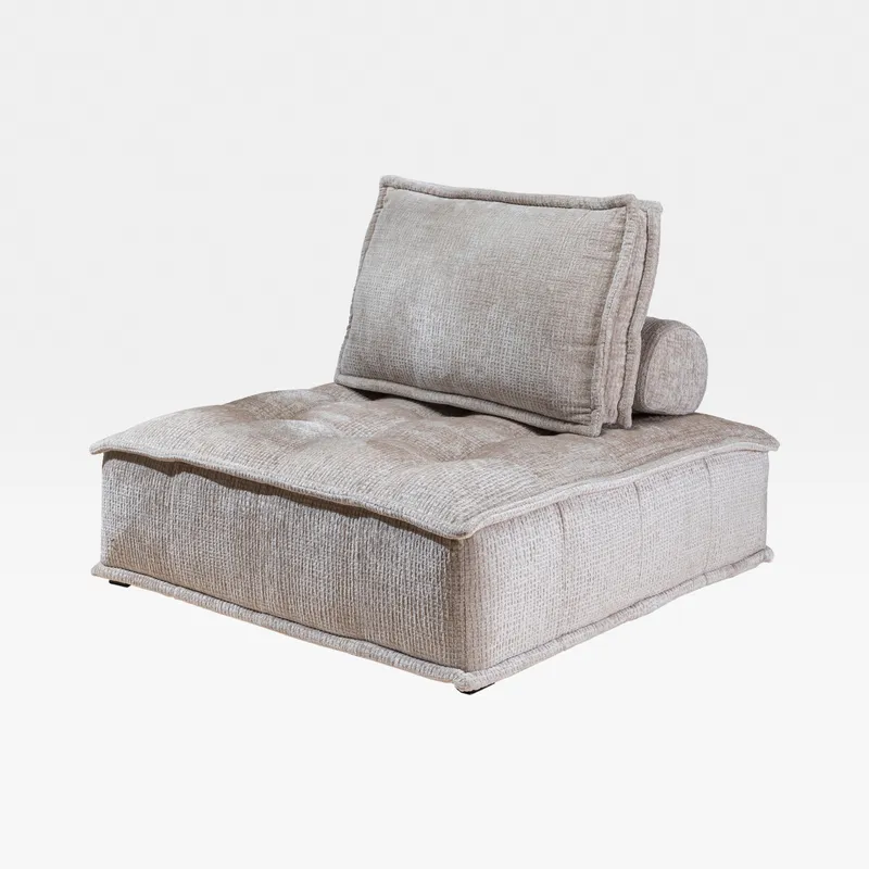 SMART armless modular chair natural
