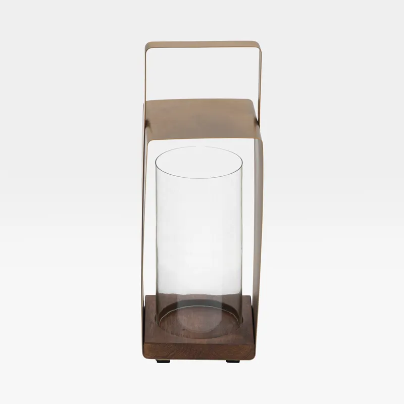 MAGNUS lantern brass - H46cm