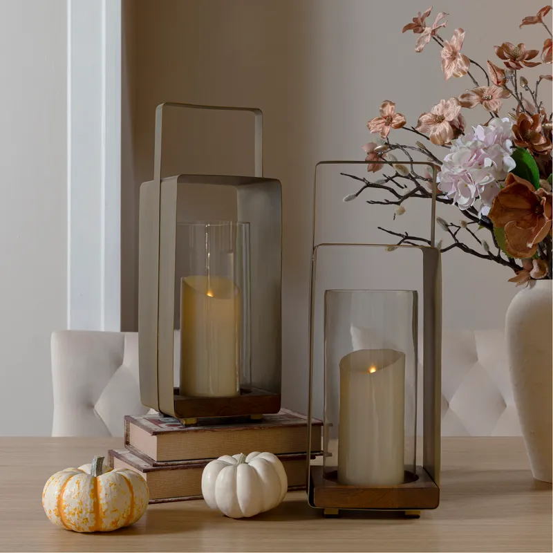 MAGNUS lantern brass - H46cm