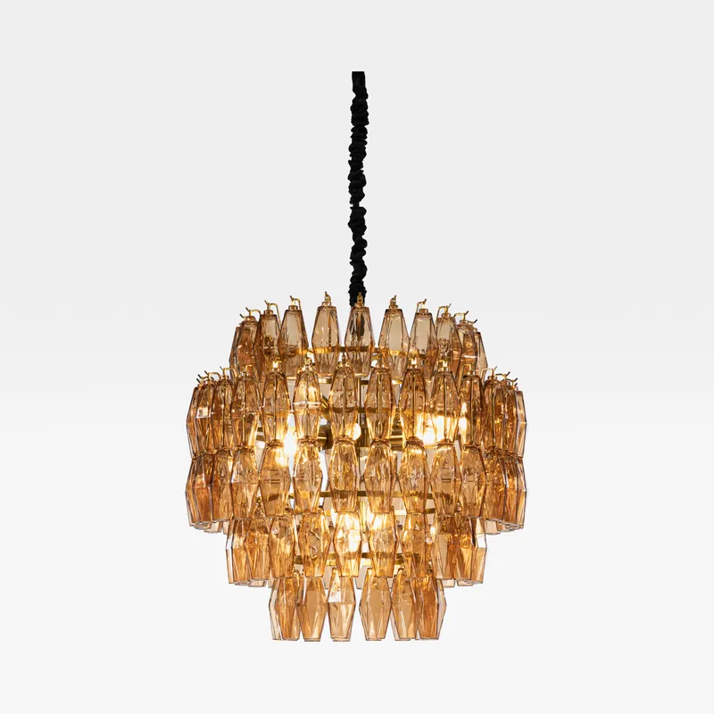 ALVARO chandelier orange - dia 70cm