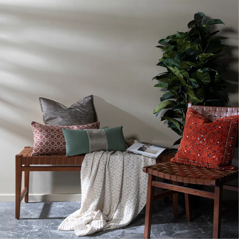 KILIM cushion cover rust - 45x45cm