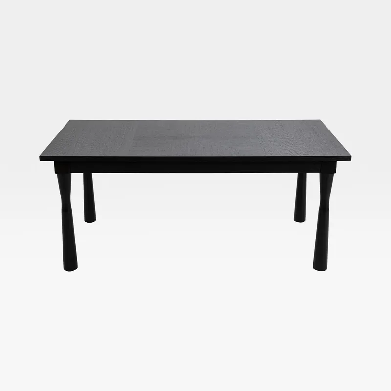 SLADE dining table black - 180x90cm