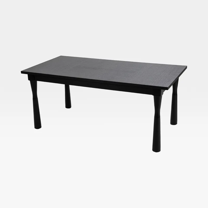 SLADE dining table black - 180x90cm