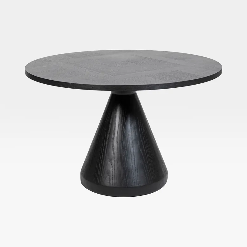 SLADE dining table black - dia 120cm