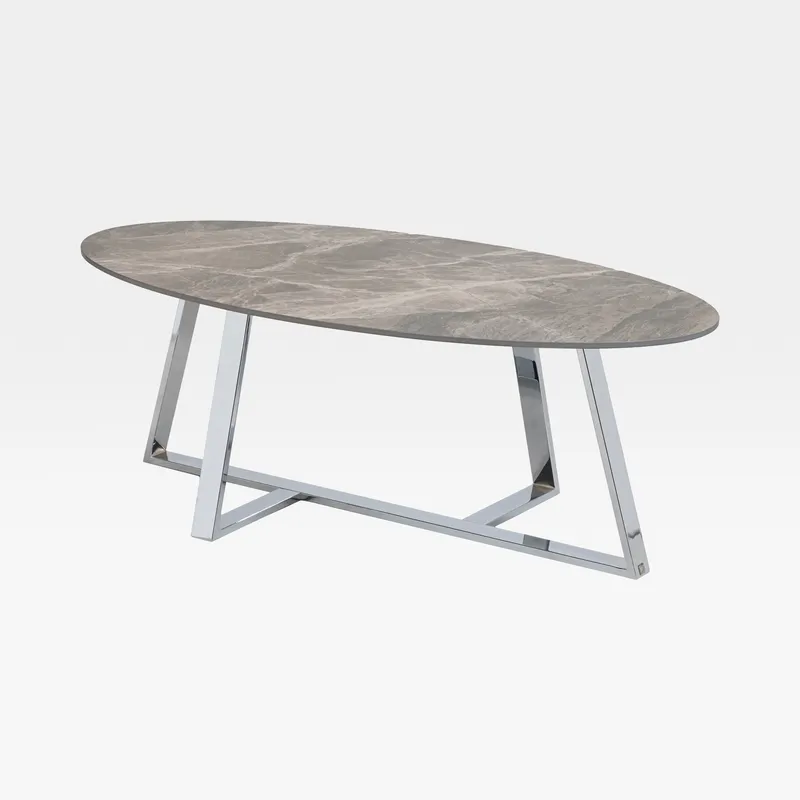 MENZA coffee table grey - 130x65cm