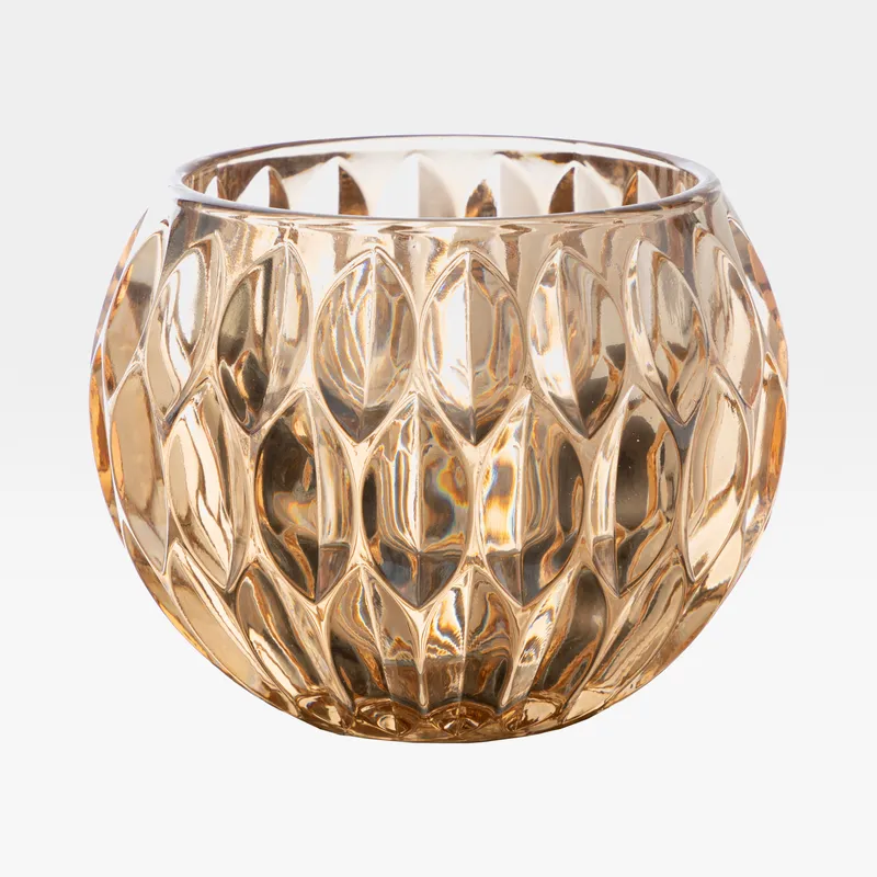 IVANA tea light holder orange - H11cm