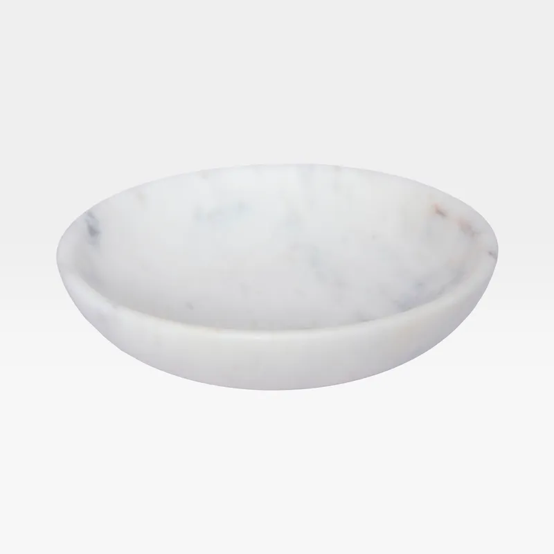MARBLE bowl white - dia 20cm