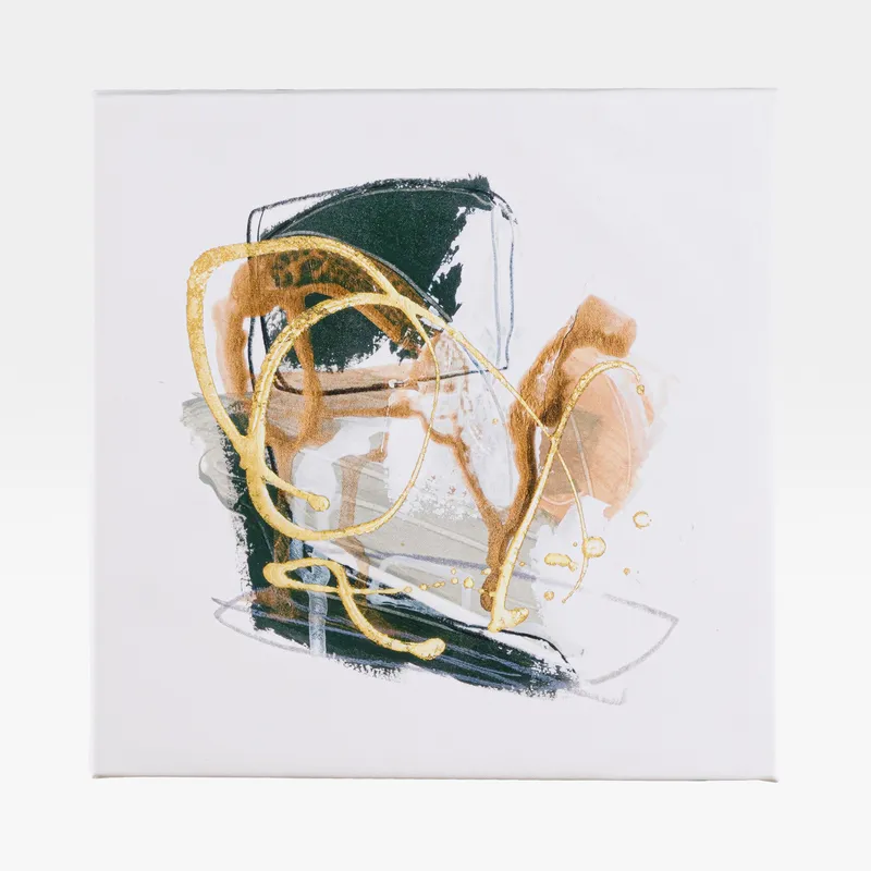 ABSTRACT IV canvas white - 40x40cm
