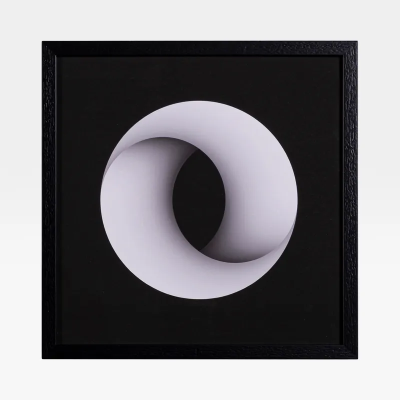 HARMONY I print black - 43x43cm
