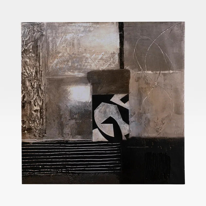MARKABLE I canvas grey - 120x120cm