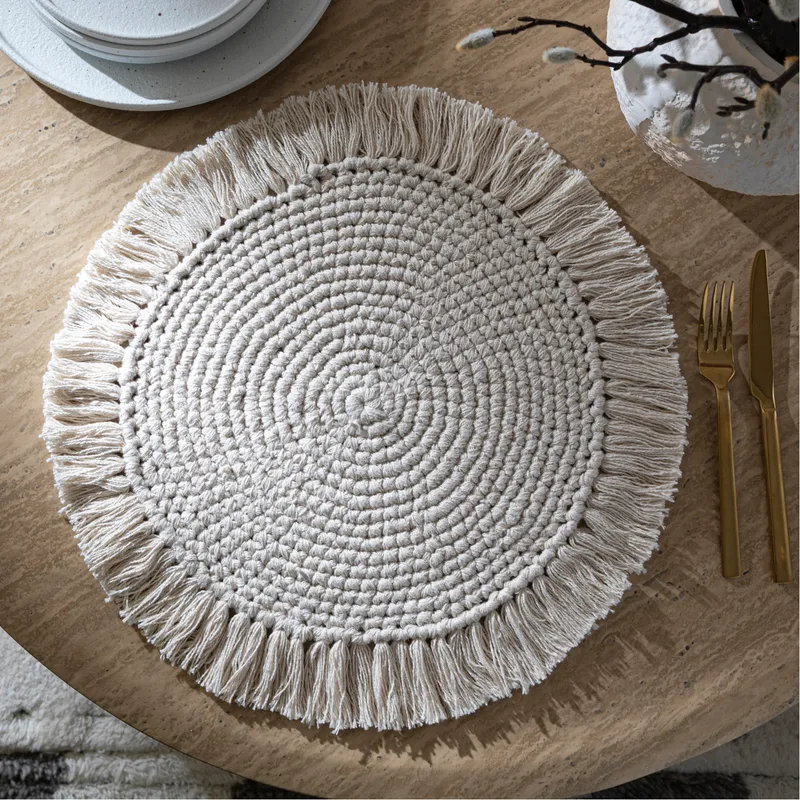 LAASYA placemat natural - dia 40cm