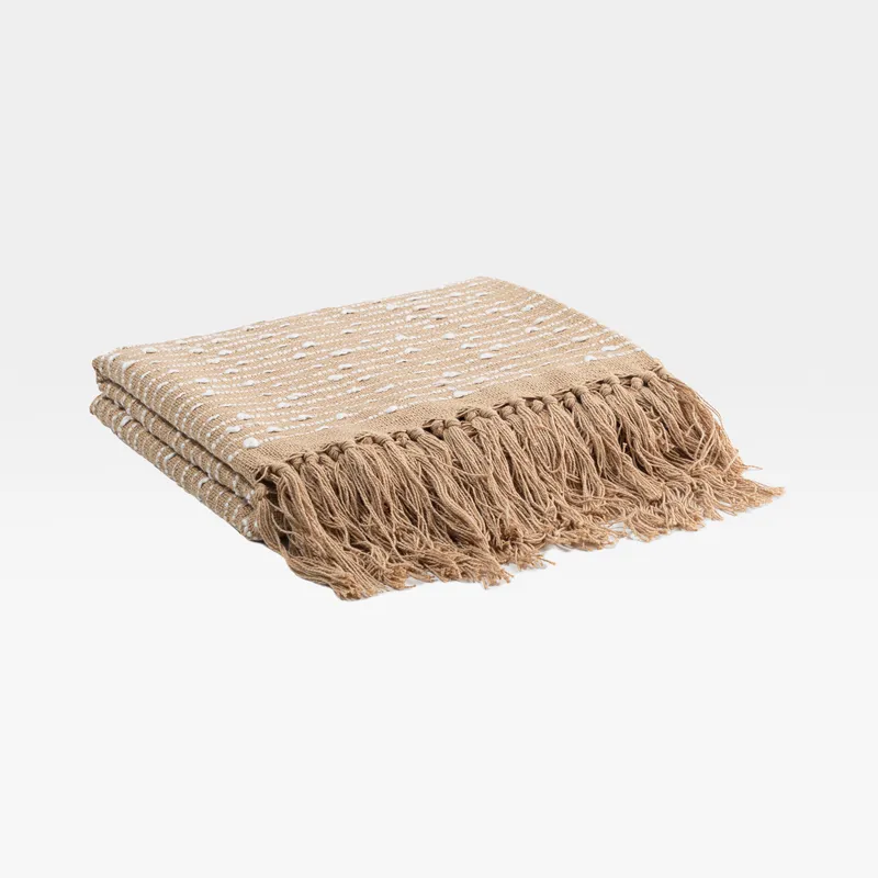 ASMEE throw beige - 125x150cm