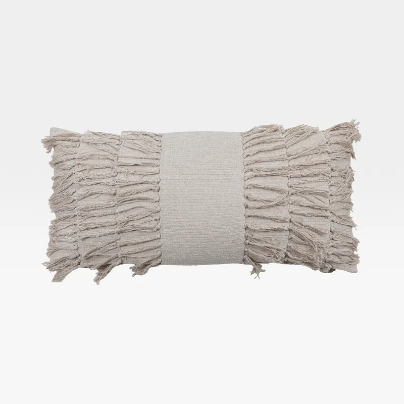 SALONI cushion beige - 40x80cm
