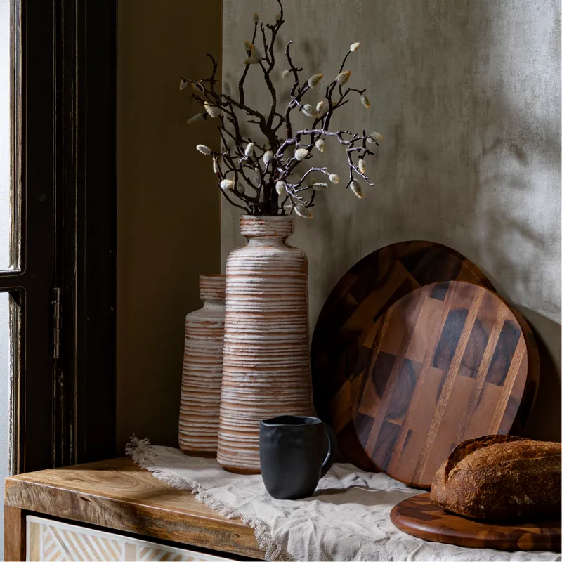 ACACIA serving board brown - dia 30cm