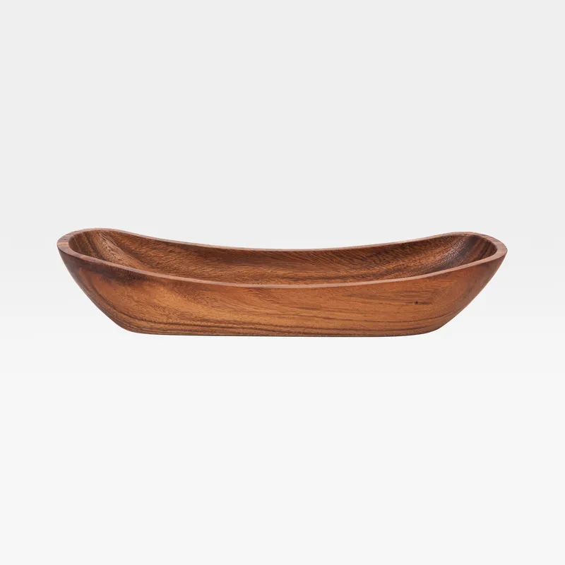 ACACIA dish brown - 42x13cm