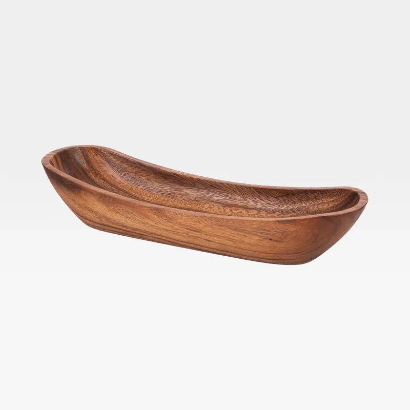 ACACIA dish brown - 42x13cm
