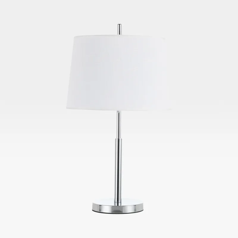 BRIGHT table lamp white/chrome - H60cm