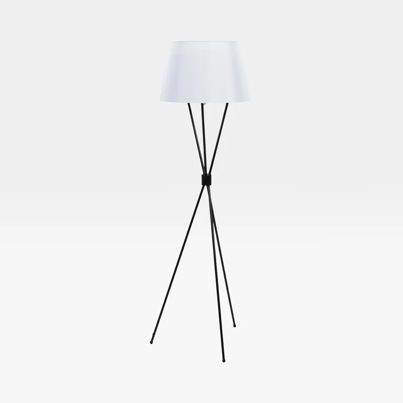 TRIPO floor lamp white/black - H150cm