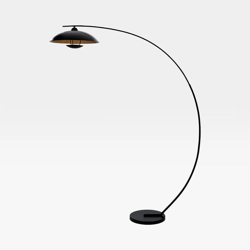 SPARK floor lamp black/gold - H160cm