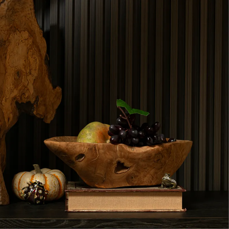 OLIVE bowl brown