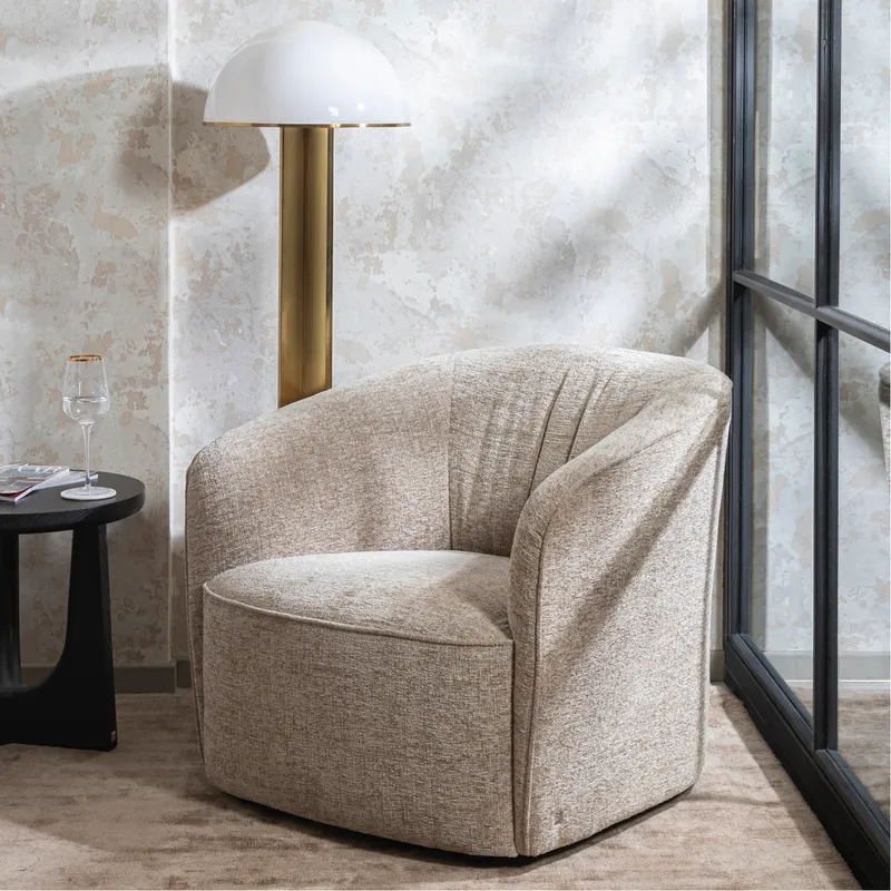 GONZA floor lamp white/brass - H135cm