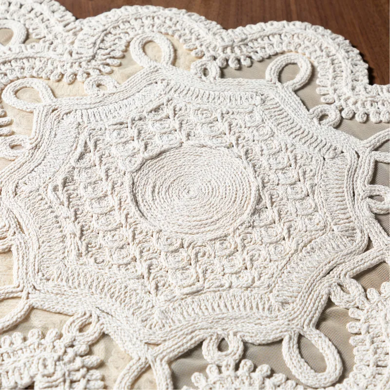 ANNA placemat cream - dia 40cm