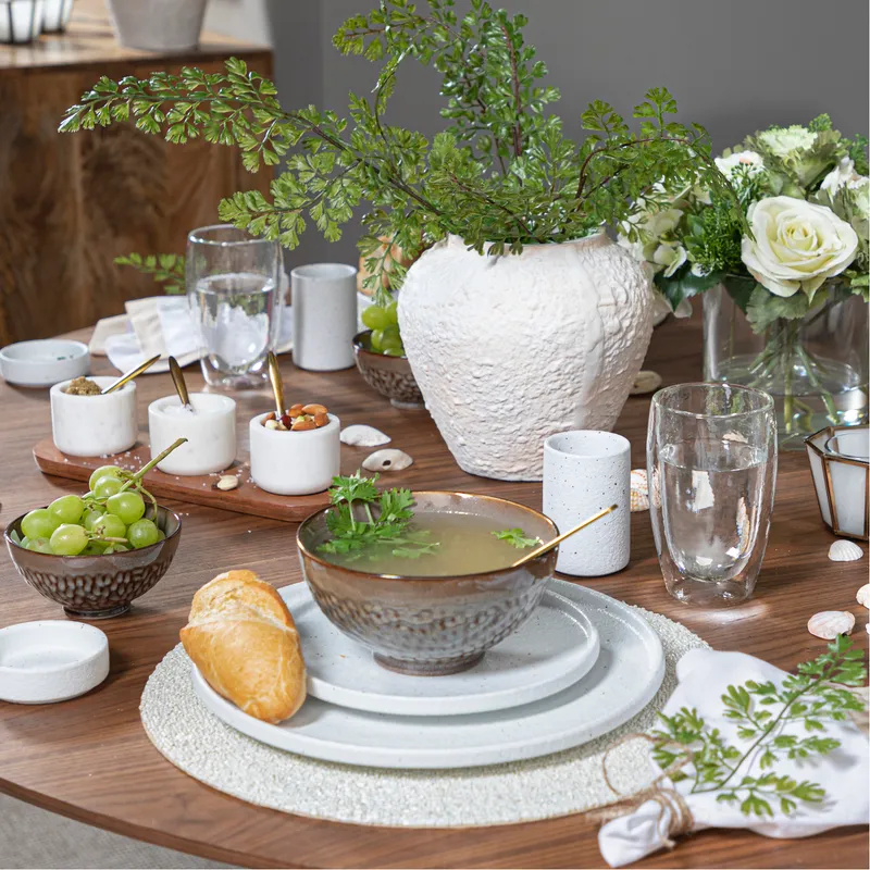 KOBE dinner plate white - dia 30cm