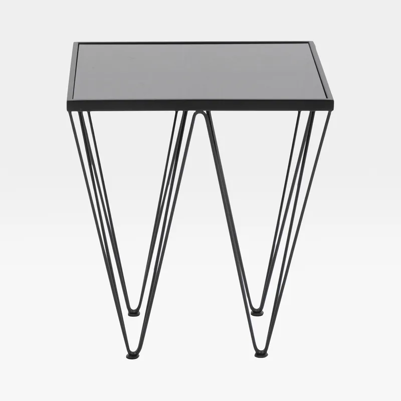 SALA side table black - 45x45cm
