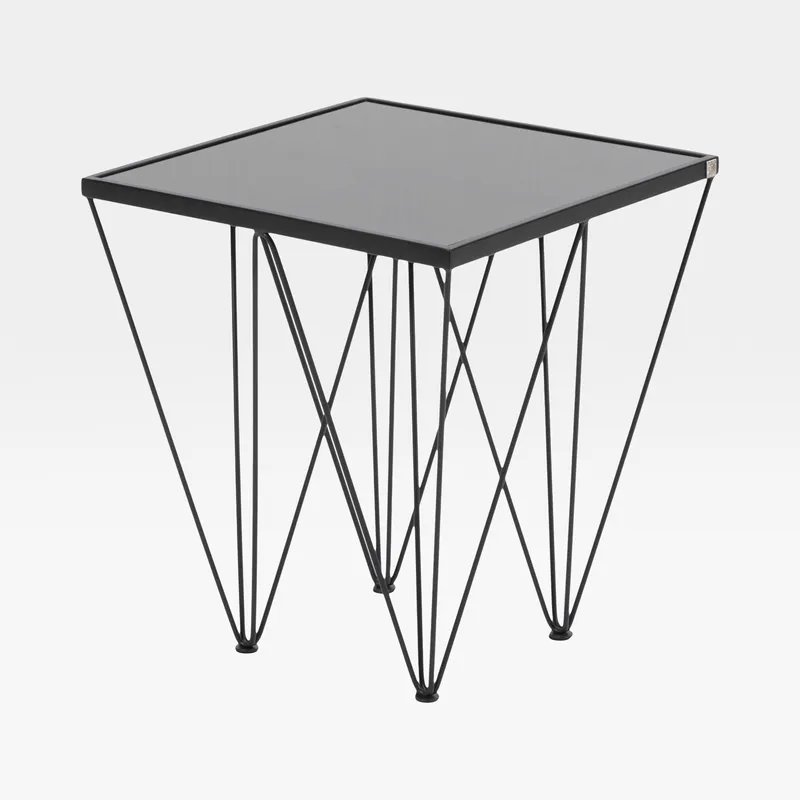 SALA side table black - 45x45cm