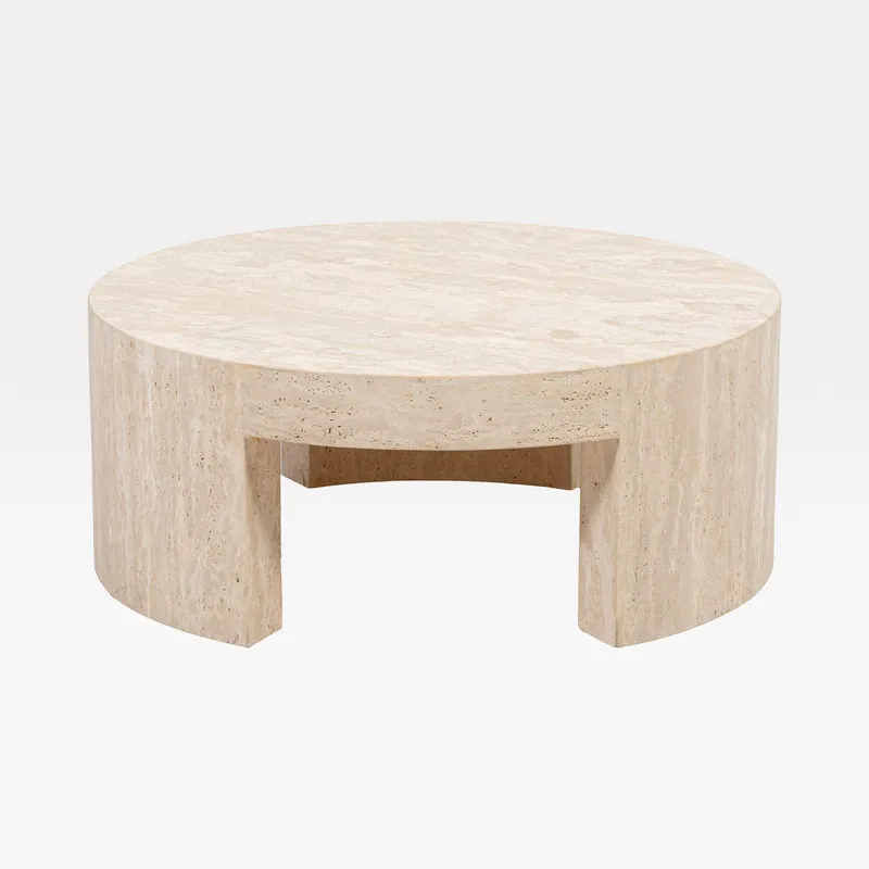 DESERT coffee table natural - dia 90cm