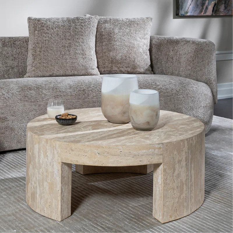 DESERT coffee table natural - dia 90cm