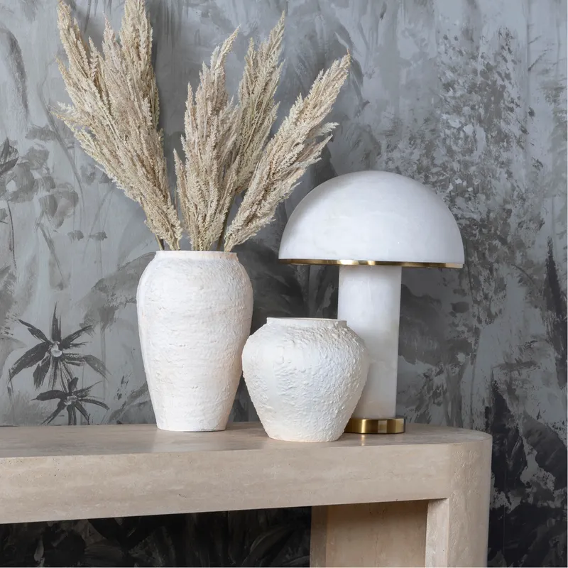 PAMPAS grass stem white - H91cm