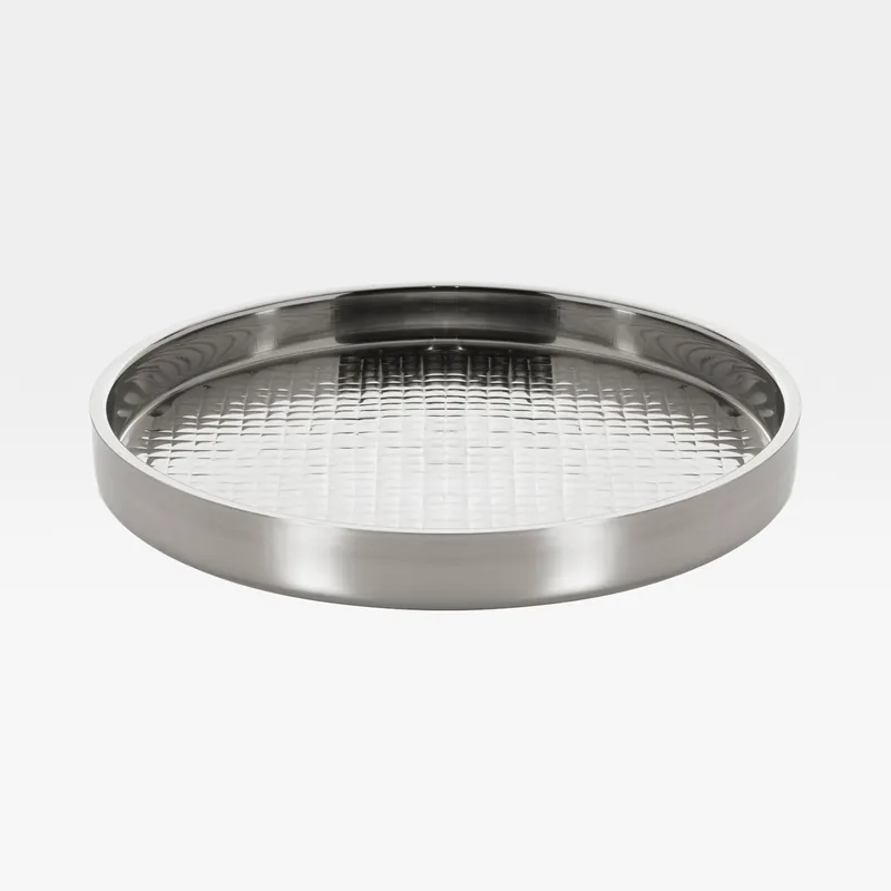 CORSIVO tray silver - dia 35cm