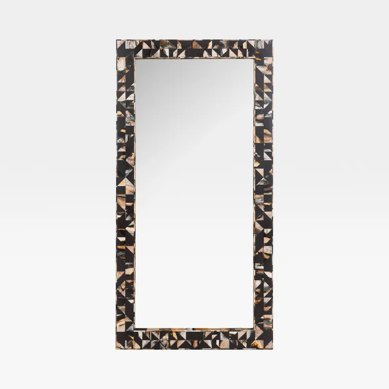 SAMODE floor mirror brown/black - 200x100cm