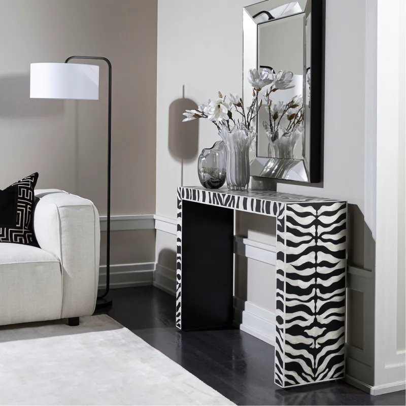 ANIKA console black and white - 110x30cm