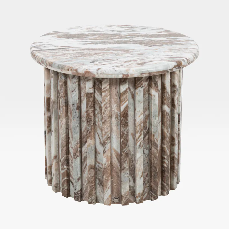 SAWAR side table beige - dia 56cm