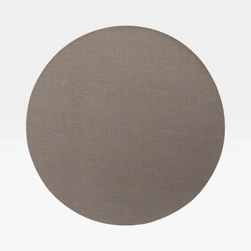 NATOR placemat taupe/brown - dia 40cm