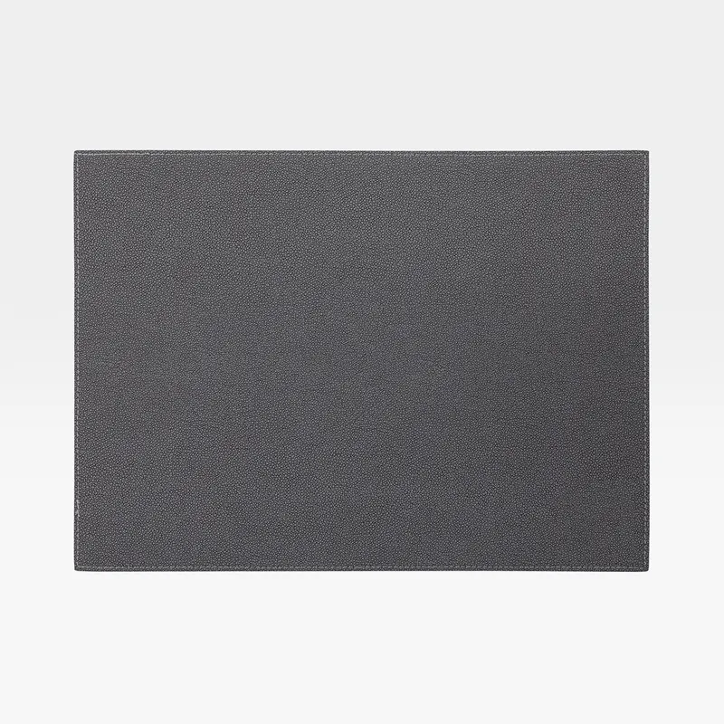 SHAGREEN placemat grey/taupe - 44x33cm
