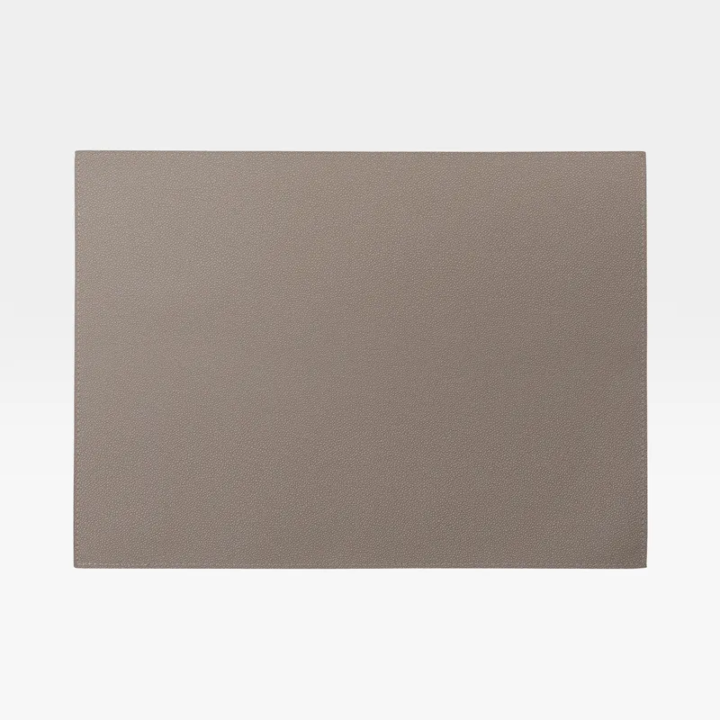 SHAGREEN placemat grey/taupe - 44x33cm