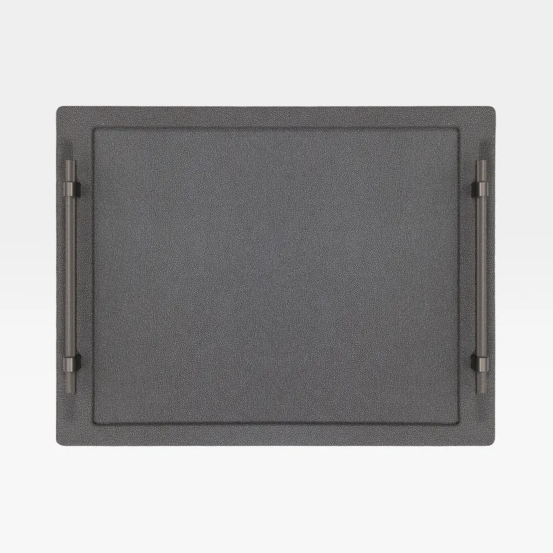 SHAGREEN tray grey - 50x38cm