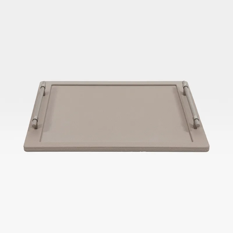 SHAGREEN tray taupe - 50x38cm