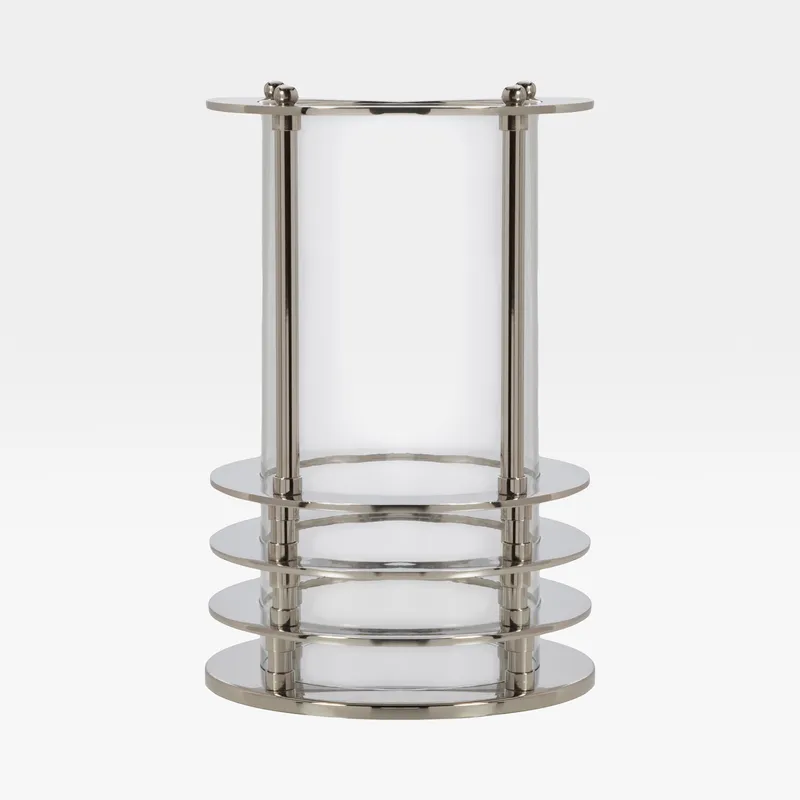 INIYA hurricane nickel/clear - H33cm
