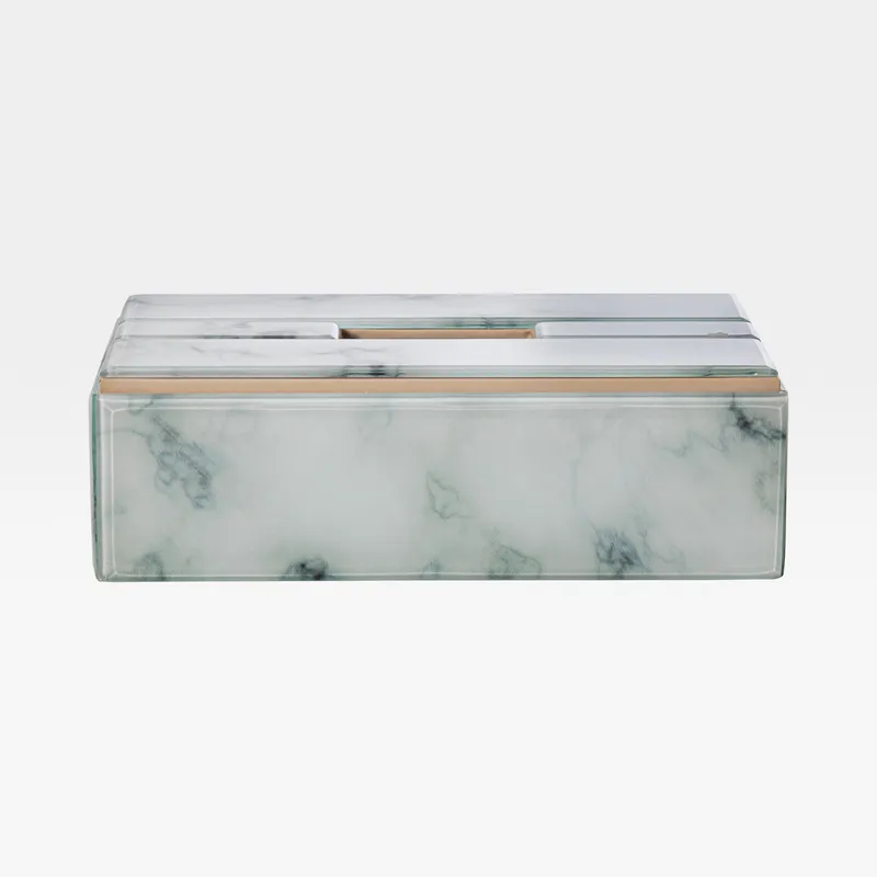 ELVITA tissue box white - 14x27cm