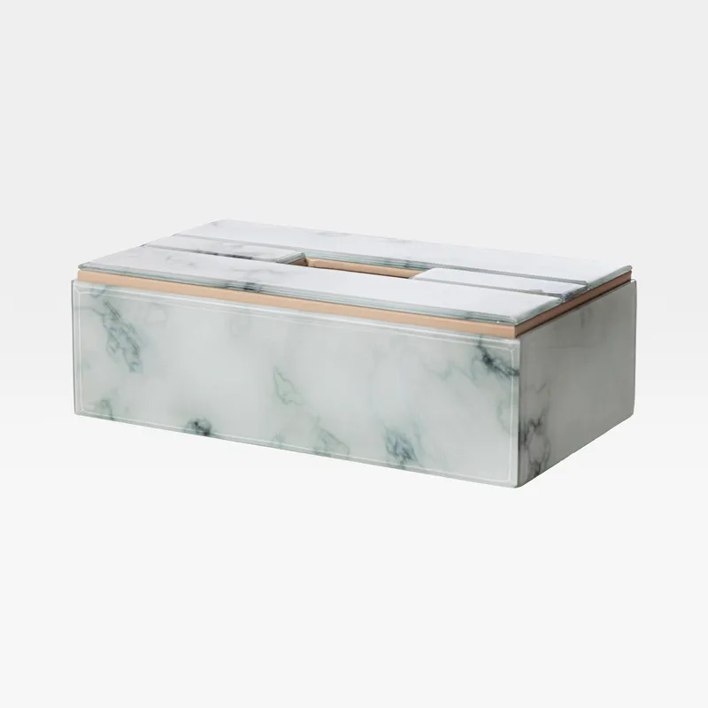 ELVITA tissue box white - 14x27cm