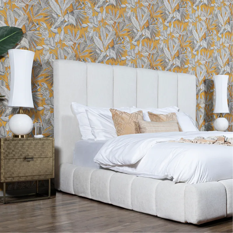 ELENA table lamp white/brass - H84cm
