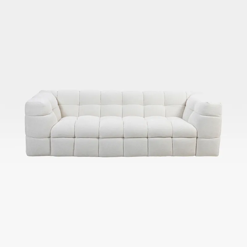 SOPHIA 3 seater sofa white