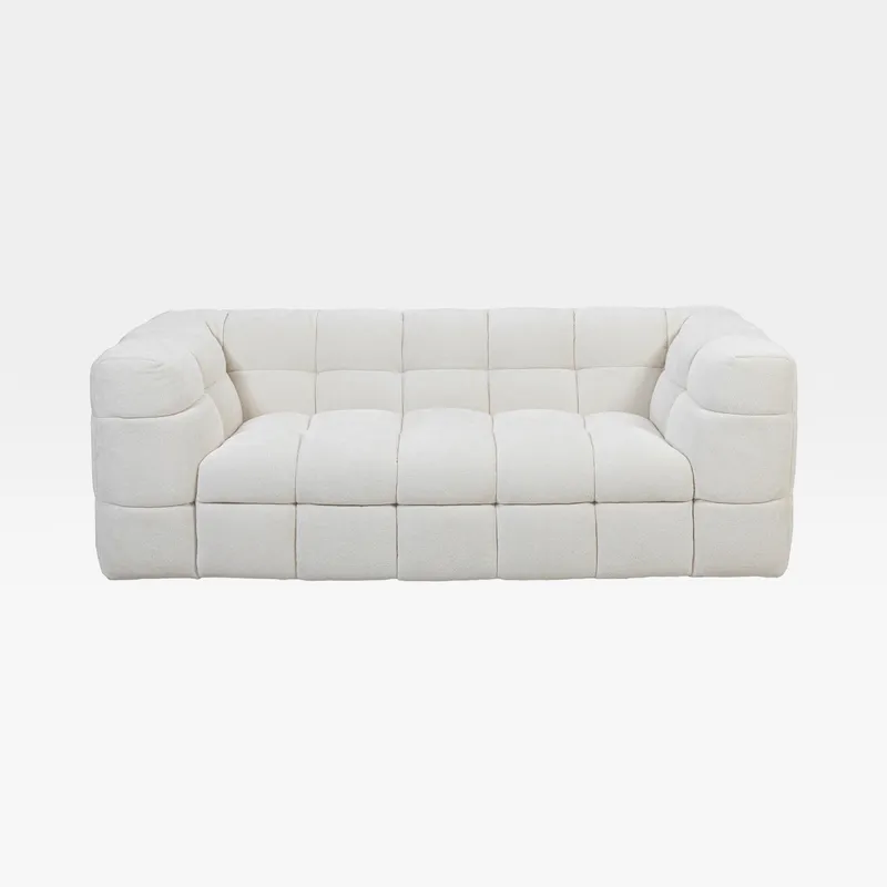 SOPHIA 2 seater sofa white