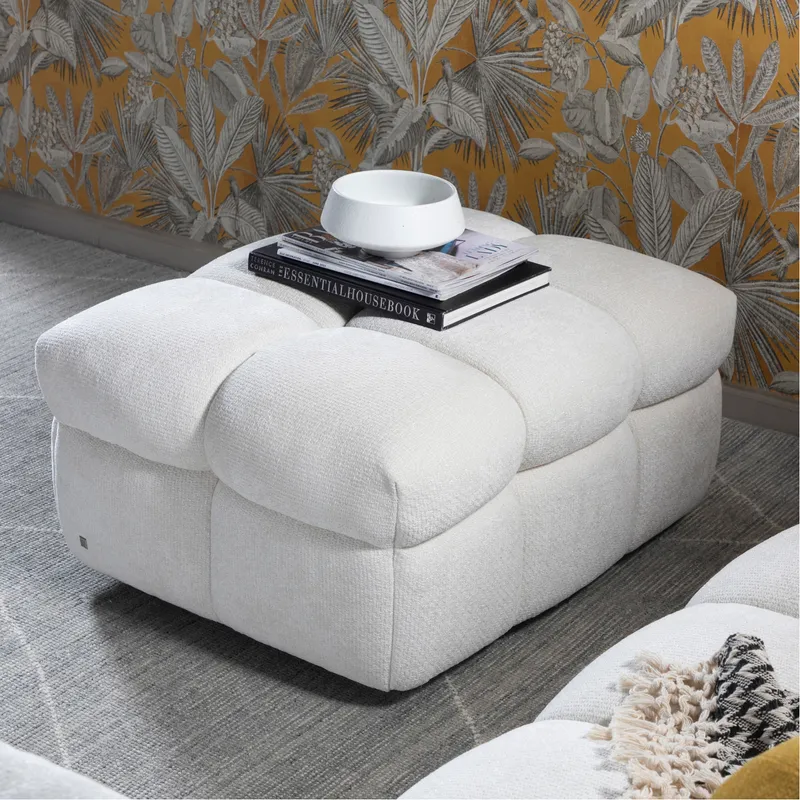 SOPHIA footstool white