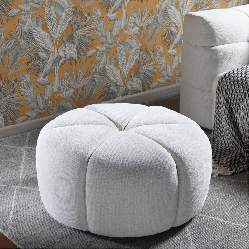 DAISY stool white - dia 80cm