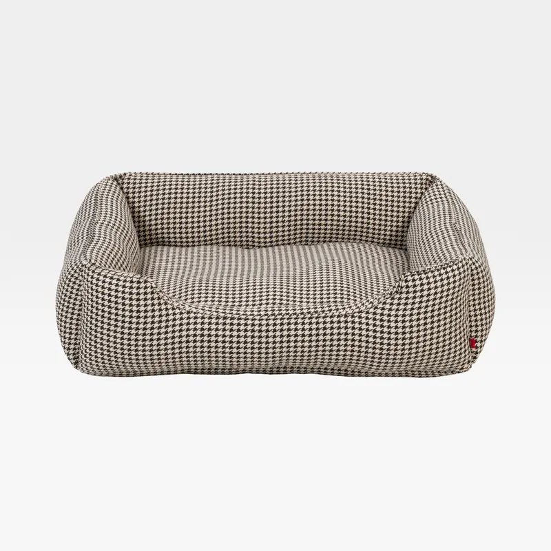 PET sofa bed black and white - 95x75cm